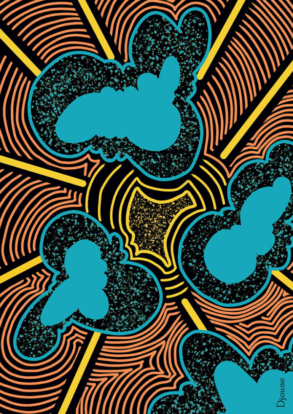 Derrière les nuages - Boutique - Djoune Illustrations - Justine Gisdal Molron