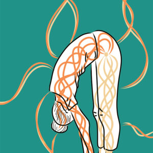 Padahastasana - Boutique - Djoune Illustrations - Justine Gisdal Molron