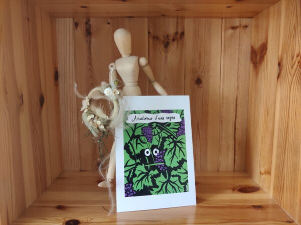 Anatomie d'une vigne - Carte postale - Boutique - Djoune Illustrations - Justine Gisdal Molron